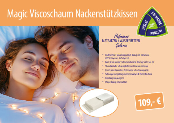 Magic Viscoschaum Nackenstützkissen